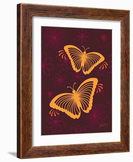 Modern Butterflies-Patty Young-Framed Art Print