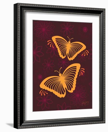 Modern Butterflies-Patty Young-Framed Art Print