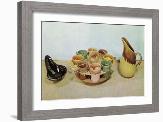 Modern Ceramics-null-Framed Art Print