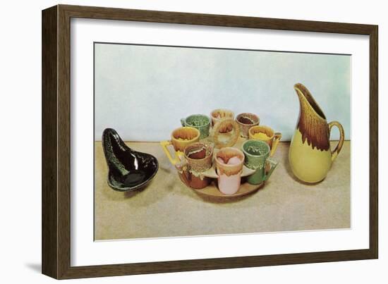 Modern Ceramics-null-Framed Art Print