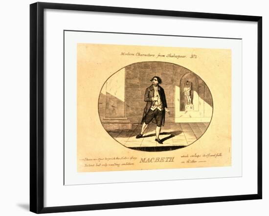 Modern Characters from Shakespeare. Macbeth-null-Framed Giclee Print