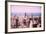 Modern Chicago Skyline Aerial View-Yulia1986-Framed Photographic Print