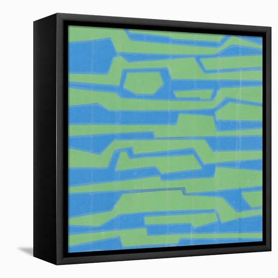 Modern Circuit V-Charles McMullen-Framed Stretched Canvas