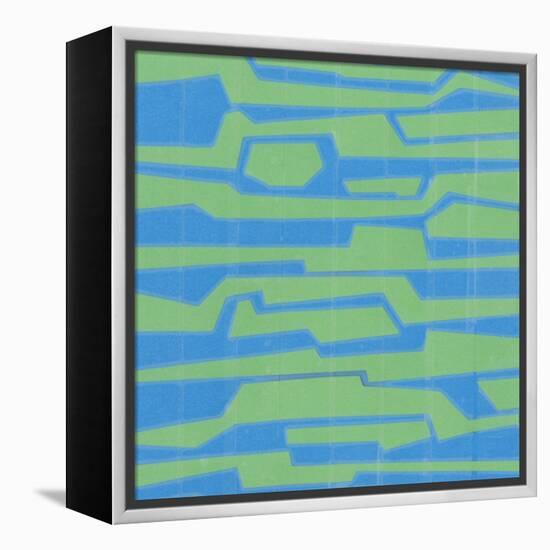 Modern Circuit V-Charles McMullen-Framed Stretched Canvas