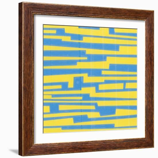 Modern Circuit VII-Charles McMullen-Framed Art Print