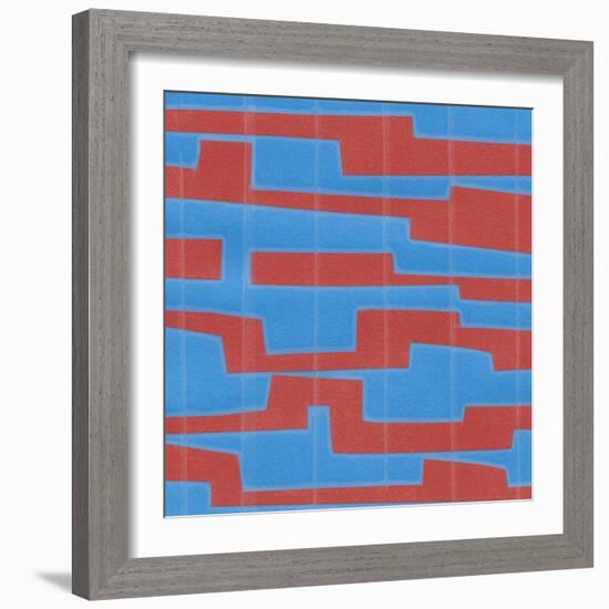 Modern Circuit VIII-Charles McMullen-Framed Art Print