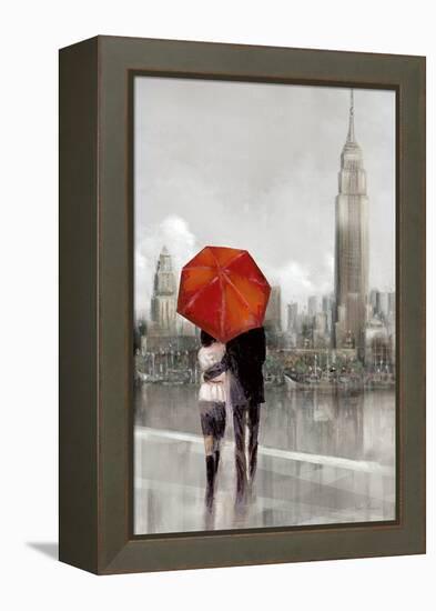 Modern Couple in New York-Ruane Manning-Framed Stretched Canvas