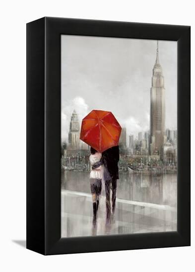 Modern Couple in New York-Ruane Manning-Framed Stretched Canvas