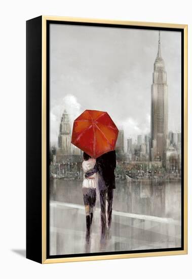 Modern Couple in New York-Ruane Manning-Framed Stretched Canvas
