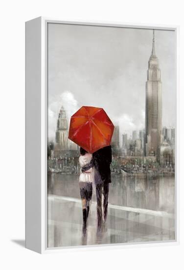 Modern Couple in New York-Ruane Manning-Framed Stretched Canvas