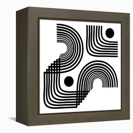 Modern Curves 1-Marcus Prime-Framed Stretched Canvas