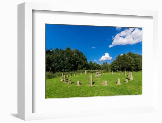 Modern Day Stone Circle, Thwaite Mill, Leeds City Centre, Leeds, Yorkshire, England, United Kingdom-Bill Ward-Framed Photographic Print