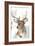 Modern Deer Mount II-Ethan Harper-Framed Art Print