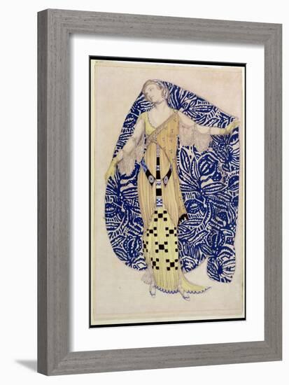 Modern Dress, Dione, 1910-Leon Bakst-Framed Giclee Print