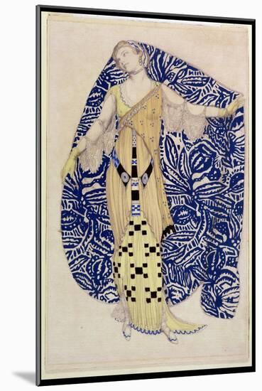 Modern Dress, Dione, 1910-Leon Bakst-Mounted Giclee Print