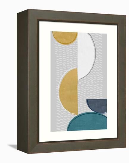 Modern Ellipse 1-Evangeline Taylor-Framed Stretched Canvas