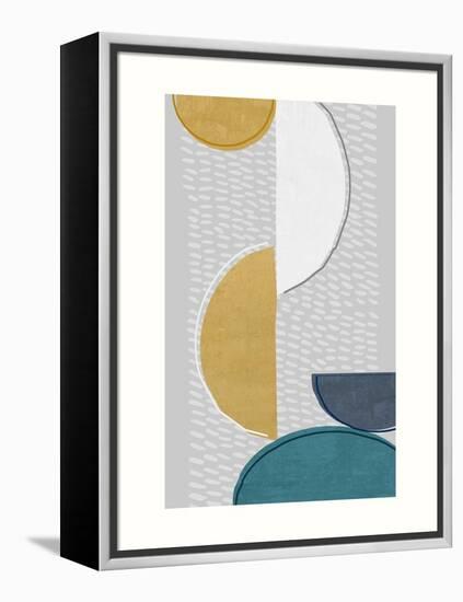 Modern Ellipse 1-Evangeline Taylor-Framed Stretched Canvas