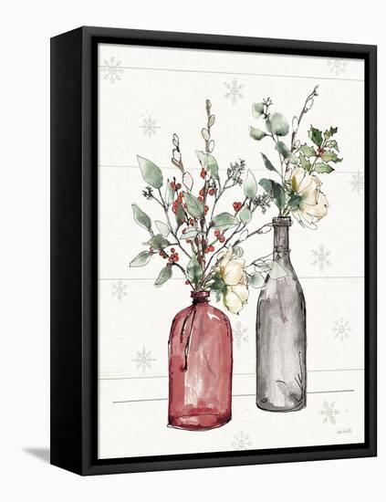 Modern Farmhouse II Christmas Dark-Anne Tavoletti-Framed Stretched Canvas