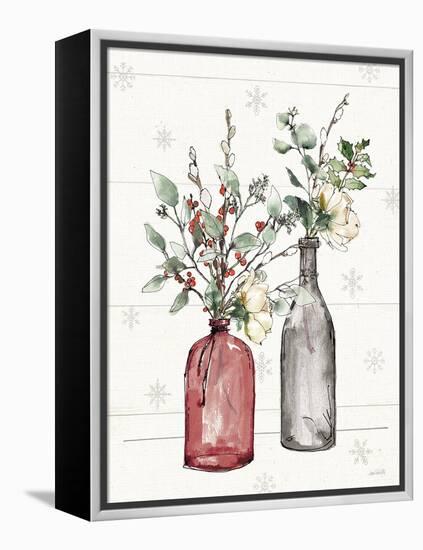 Modern Farmhouse II Christmas Dark-Anne Tavoletti-Framed Stretched Canvas