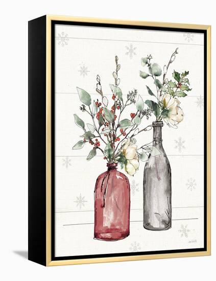 Modern Farmhouse II Christmas Dark-Anne Tavoletti-Framed Stretched Canvas