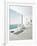 Modern Floor Bathtub Against Huge Window with Seascape View-PlusONE-Framed Photographic Print