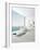 Modern Floor Bathtub Against Huge Window with Seascape View-PlusONE-Framed Photographic Print