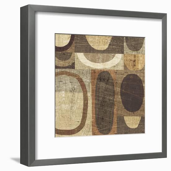 Modern Geometric Neutral I-Michael Mullan-Framed Art Print