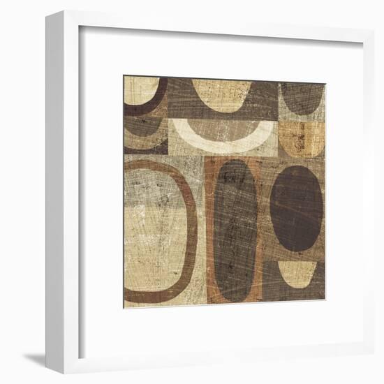 Modern Geometric Neutral I-Michael Mullan-Framed Art Print