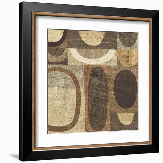 Modern Geometric Neutral I-Michael Mullan-Framed Art Print