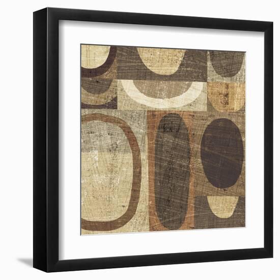 Modern Geometric Neutral I-Michael Mullan-Framed Art Print