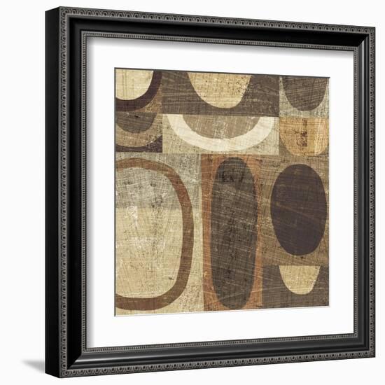 Modern Geometric Neutral I-Michael Mullan-Framed Art Print