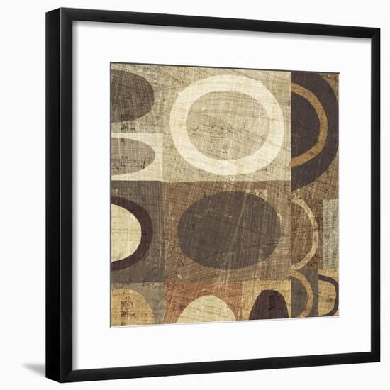 Modern Geometric Neutral II-Michael Mullan-Framed Art Print