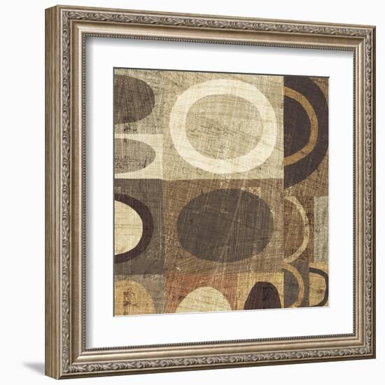 Modern Geometric Neutral II-Michael Mullan-Framed Art Print