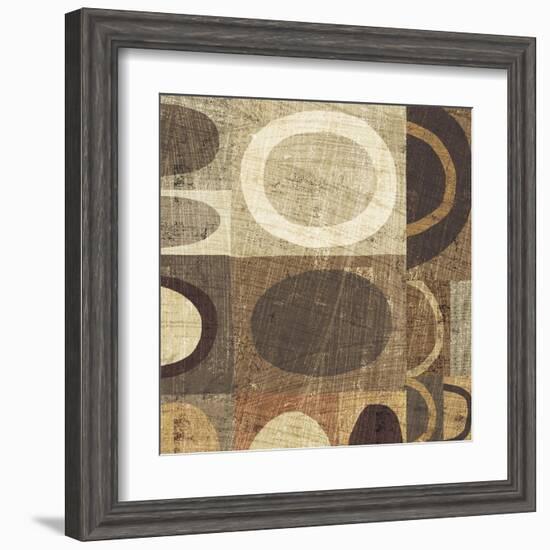 Modern Geometric Neutral II-Michael Mullan-Framed Art Print