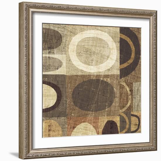 Modern Geometric Neutral II-Michael Mullan-Framed Art Print