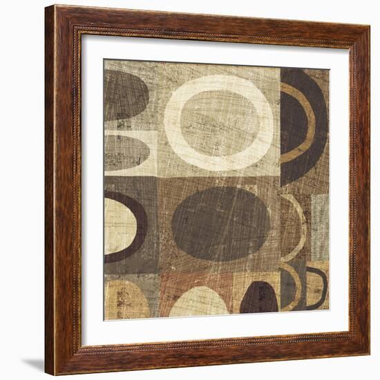 Modern Geometric Neutral II-Michael Mullan-Framed Art Print