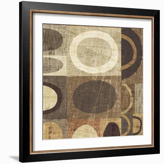 Modern Geometric Neutral II-Michael Mullan-Framed Art Print