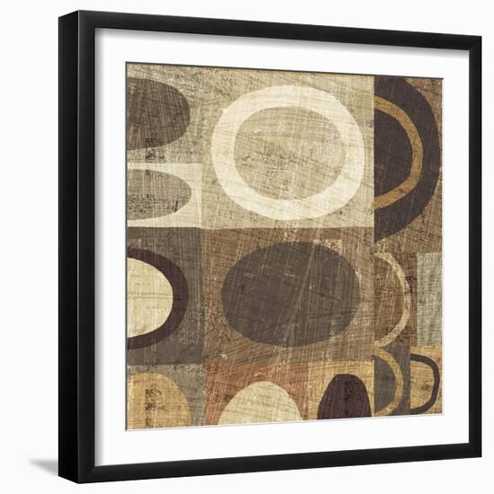 Modern Geometric Neutral II-Michael Mullan-Framed Art Print