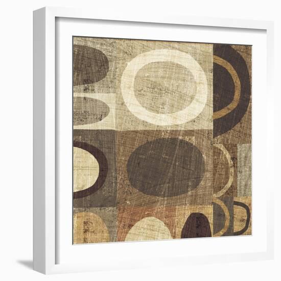 Modern Geometric Neutral II-Michael Mullan-Framed Art Print