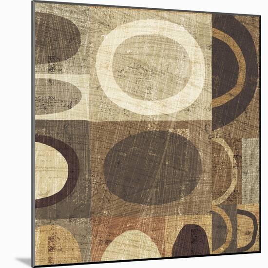 Modern Geometric Neutral II-Michael Mullan-Mounted Art Print