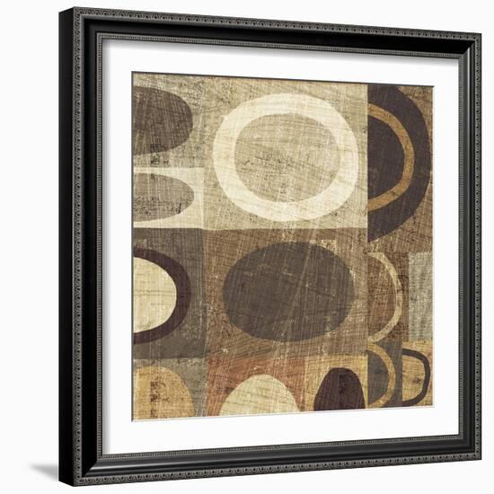 Modern Geometric Neutral II-Michael Mullan-Framed Art Print