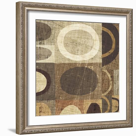 Modern Geometric Neutral II-Michael Mullan-Framed Art Print