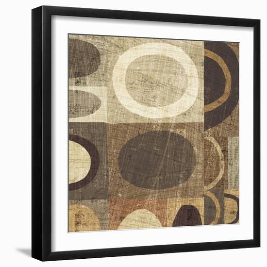 Modern Geometric Neutral II-Michael Mullan-Framed Art Print