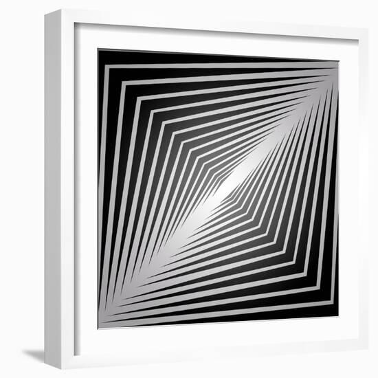 Modern Geometrics B-GI ArtLab-Framed Giclee Print