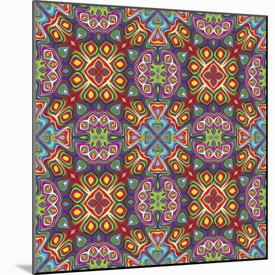 Modern Indian Pattern-Sangoiri-Mounted Art Print