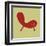 Modern Indian Red Chair-Anita Nilsson-Framed Art Print