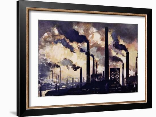 Modern Industrialism-null-Framed Giclee Print