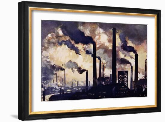 Modern Industrialism-null-Framed Giclee Print