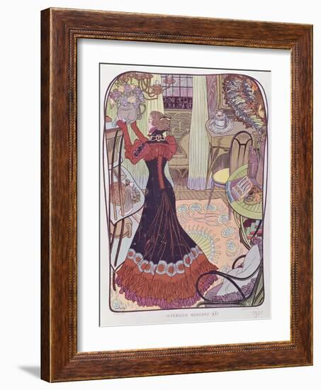 Modern Interior, 1900-Georges de Feure-Framed Giclee Print