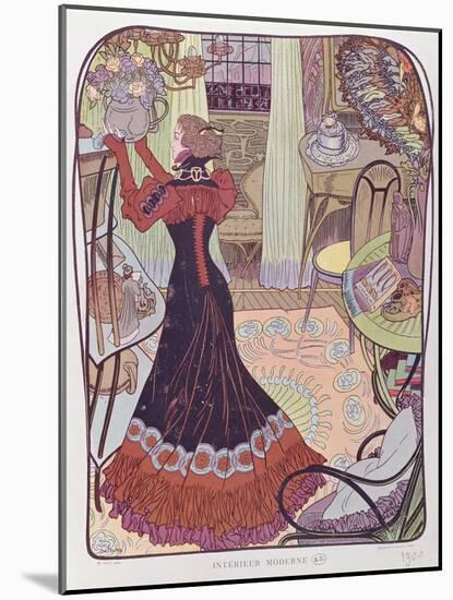 Modern Interior, 1900-Georges de Feure-Mounted Giclee Print
